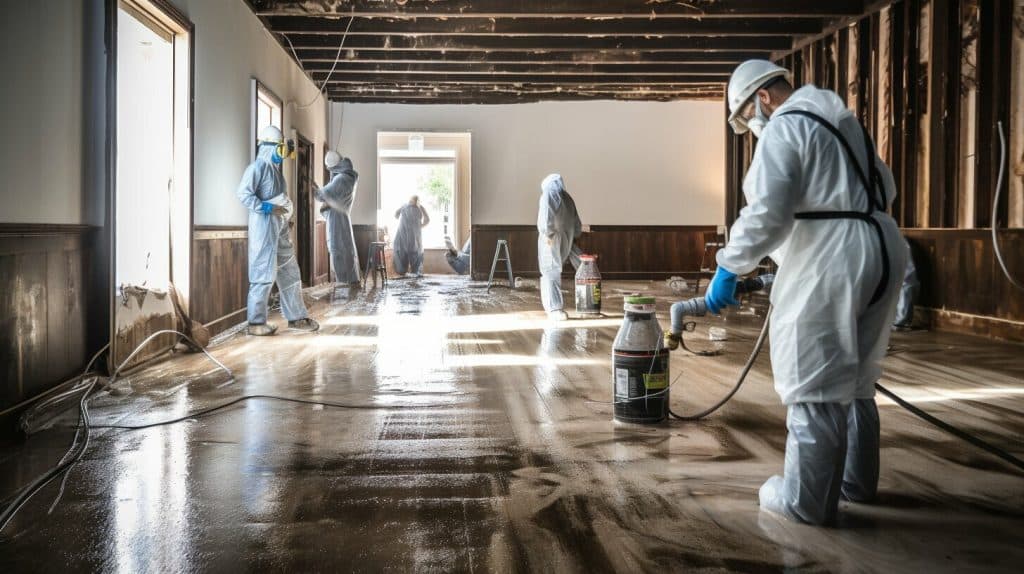 Professional team collaborating on business solutions in modern workspace